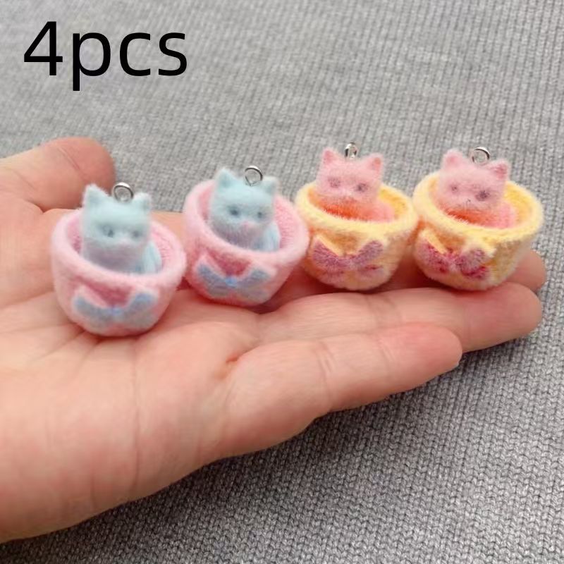 4 Stück 3D-Plüsch-Katzenanhäng – Resin Craft Projects Bewertung und Preis