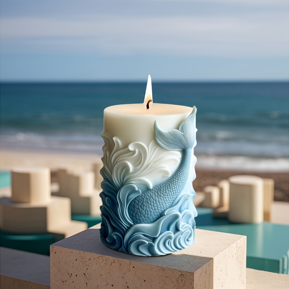 Ozean Thema Silikon Kerze Form – Resin Ocean Wave Mold Bewertung und Preis