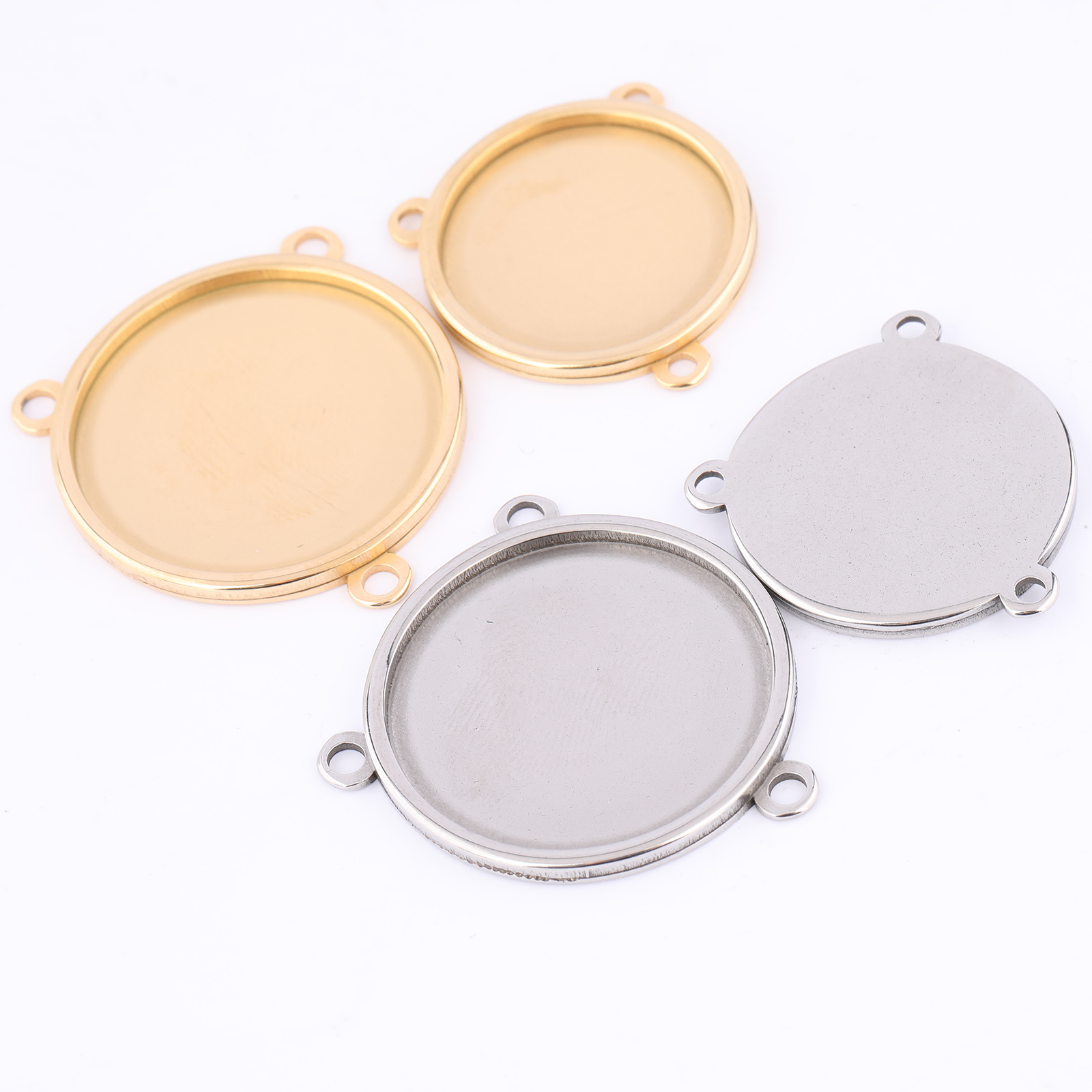 5 Stück Edelstahl vergoldet 16 – Bezels Set Pendant Bewertung und Preis