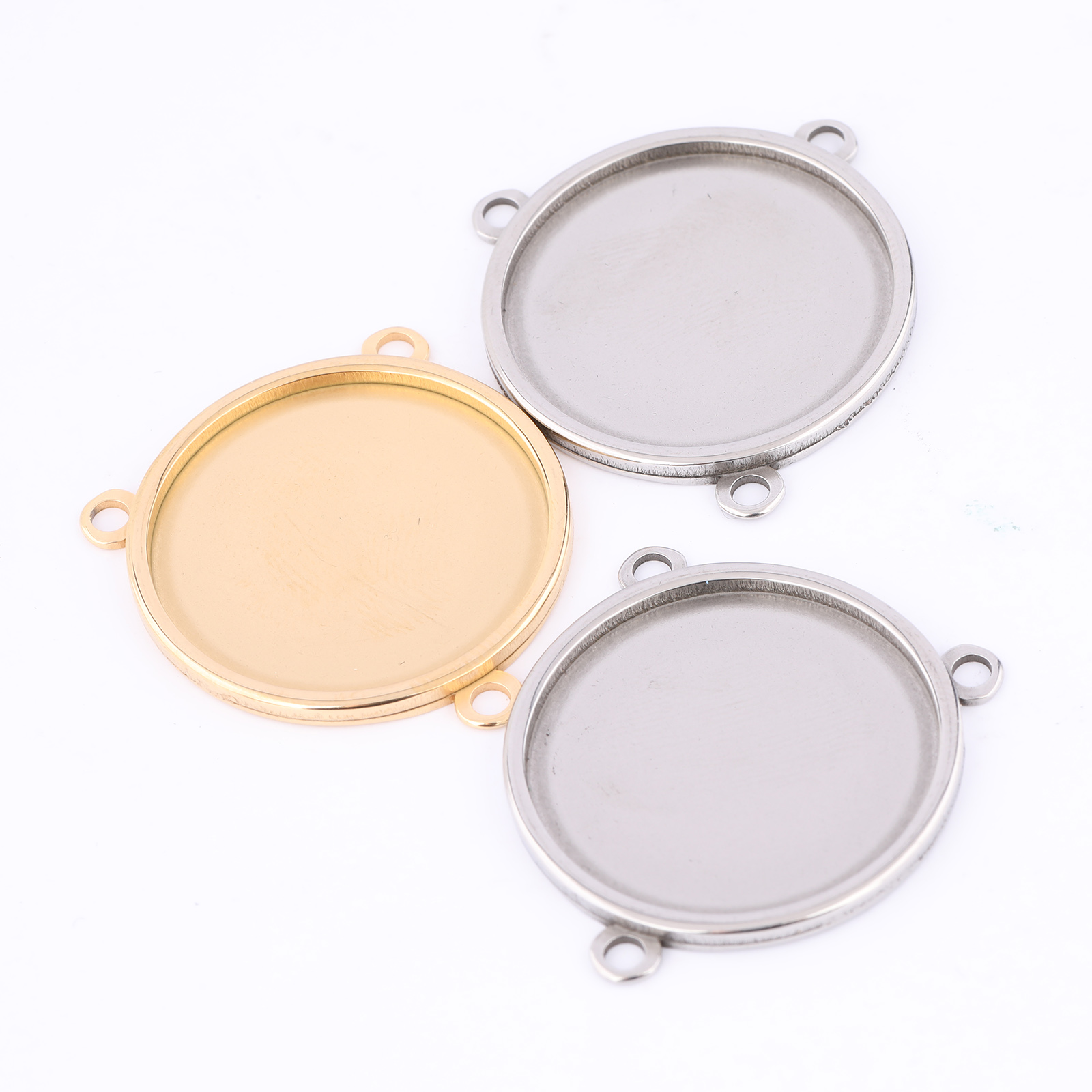5 Stück Edelstahl vergoldet 16 – Bezels Set Pendant Bewertung und Preis